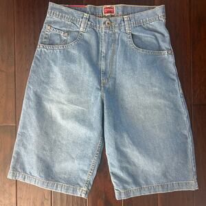 Vintage Y2K 2005 Tommy Hilfiger wide leg shorts 31 x 13 Retro light wash